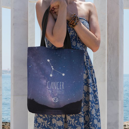 Tote Bag Cancer | Constellation Zodiaque personnalisée