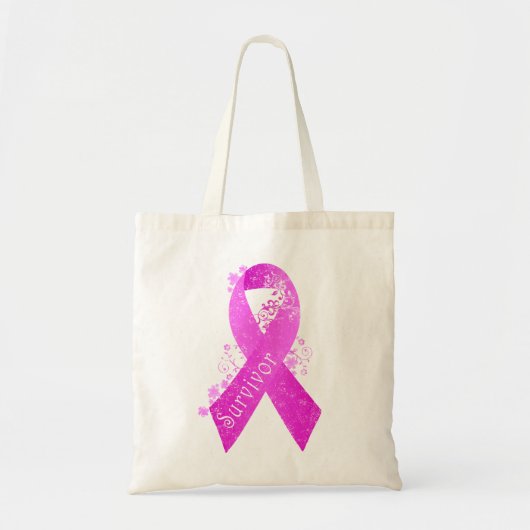 Tote Bag Cancer du sein Survivant Vintage (Devant)