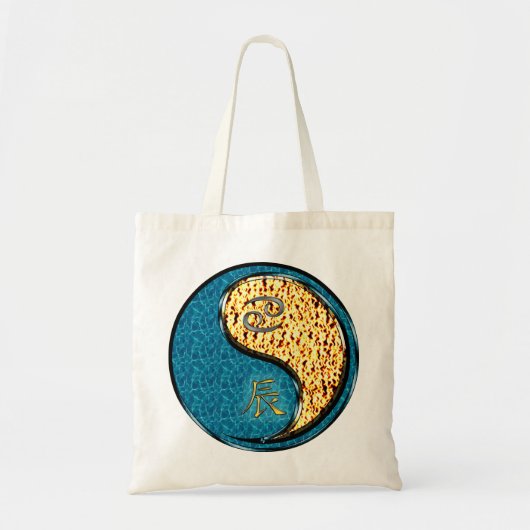 Tote Bag Cancer & Fire Dragon (Devant)
