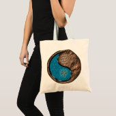 Tote Bag Cancer & Lapin de Terre (Devant (produit))