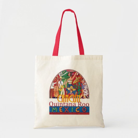 Tote Bag CANCUN Mexique (Devant)