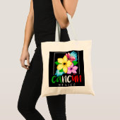 Tote Bag Cancun Mexique Souvenir Cadeau Printemps Pause Été (Devant (produit))