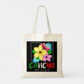 Tote Bag Cancun Mexique Souvenir Cadeau Printemps Pause Été (Dos)