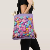 Tote Bag Candies du Colorful (De près)