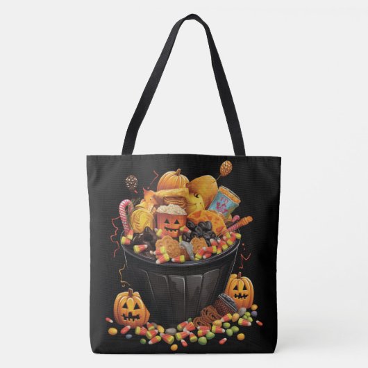 Tote Bag Candy Cauldron Delights: (Voorkant)
