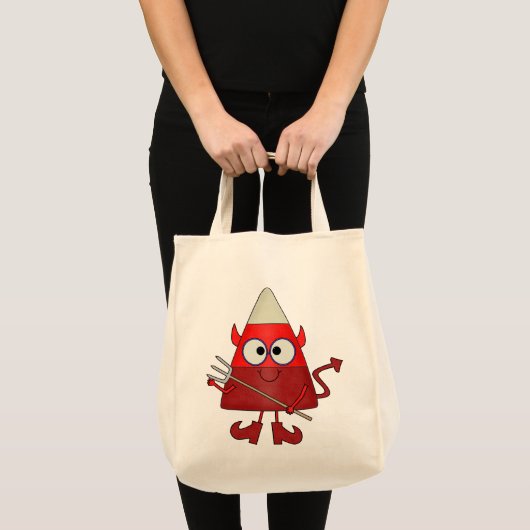 Tote Bag Candy Corn Devil Halloween (Devant (produit))