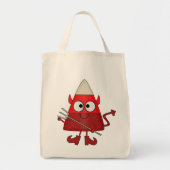 Tote Bag Candy Corn Devil Halloween (Devant)