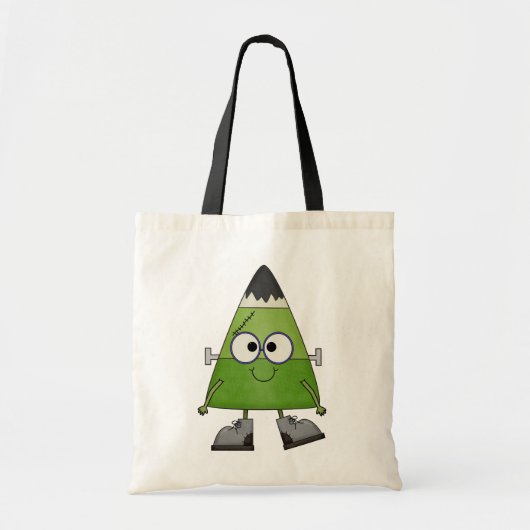 Tote Bag Candy Corn Frankenstein Halloween (Devant)