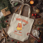Tote Bag Candy-Corned – Funny Christmas Candy Corn Pun 