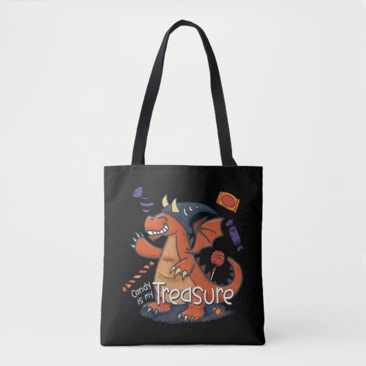 Tote Bag Candy est mon trésor Dragon (Devant)
