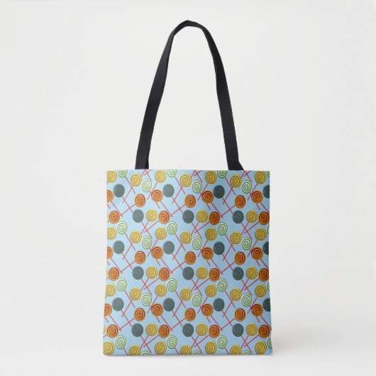 Tote Bag Candy pattern | Lollies 1lipop (Devant)