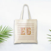 Tote Bag Canevas Chic Pink Preppy