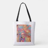 Tote Bag Caniche de printemps (Dos)