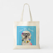 Tote Bag Caniche mignon (Dos)