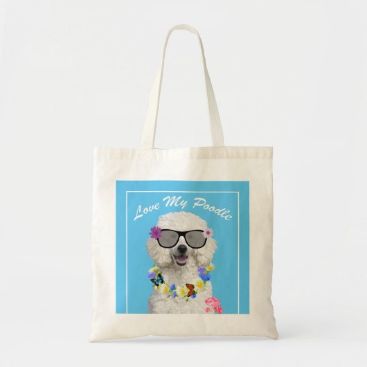 Tote Bag Caniche mignon (Devant)