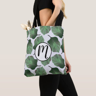Tote Bag Canna Tropicanna Feuilles tropicaux, Vert