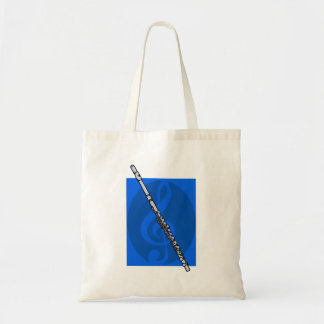 Tote Bag Cannelure avec l'arrière - plan bleu de clef