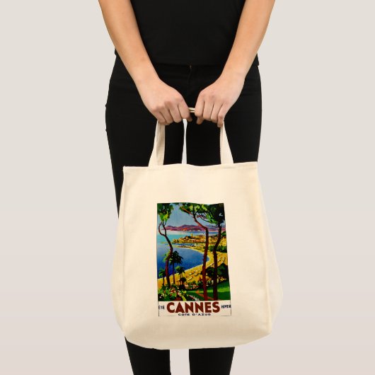 Tote Bag Cannes - Cote d'Azure (Devant (produit))