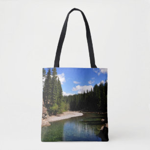 Tote Bag Canoe Meadows Kananaskis Canada