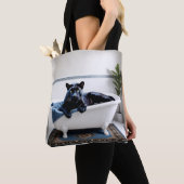 Tote Bag Canole Jaguar dans le bain (De près)