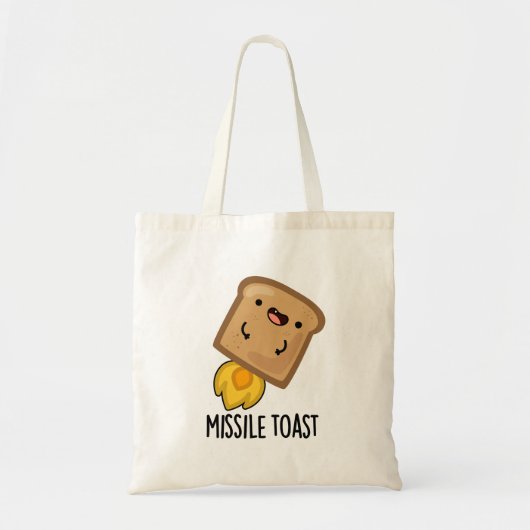 Tote Bag Canons Mistletoe Drôle Toast Missile (Devant)