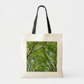 Tote Bag Canopée du printemps Feuille Green Nature Scene (Devant)
