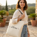 Tote Bag Canvas bags for bridesmaids Personalized gift bags<br><div class="desc">Make your bridal party experience special with our personalized canvas bags for bridesmaids. These stylish and functional tote bags are perfect for carrying essentials on the wedding day and beyond. Made from durable canvas, each bag can be customized with the name of your bridesmaid, making it a thoughtful and unforgettable...</div>
