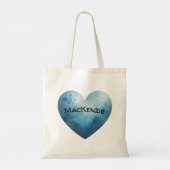 Tote Bag Canvas de berger australien personnalisable fourre (Dos)