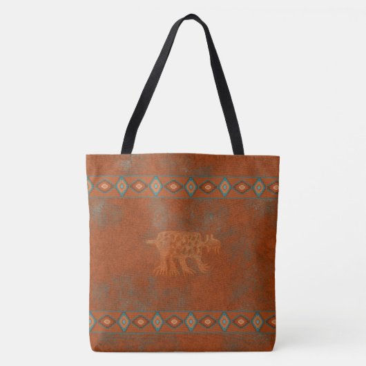 Tote Bag Canyons du sud-ouest Bobcat Petroglyph (Devant)