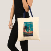 Tote Bag Cape Canaveral Florida Illustration Art de Voyage (Devant (produit))