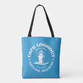 Tote Bag Cape Lookout (phare) (Dos)