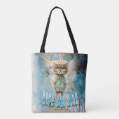 Tote Bag Cape San Blas Florida Beach Cat (Dos)