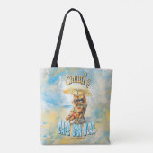 Tote Bag Cape San Blas Florida Beach Lounge Cat (Dos)