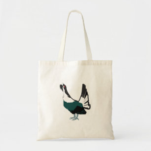 Tote Bag Capercaillie bird Art Budget Fourre-tout