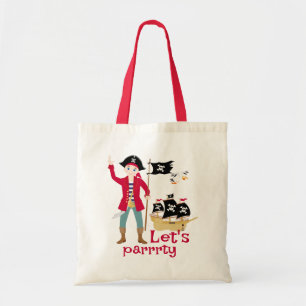 Tote Bag Capitaine de la fête d'anniversaire du navire pira
