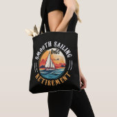Tote Bag Capitaine navigation tranquille en retraite (De près)