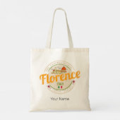 Tote Bag Capitale de Florence Toscane Italie souvenir vinta (Dos)