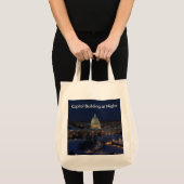 Tote Bag Capitole américain la nuit (Devant (produit))