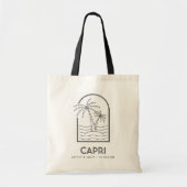 Tote Bag Capri Mariage Week-end Destination Mariage (Devant)