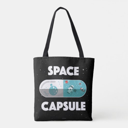 Tote Bag Capsule d'espace (Dos)