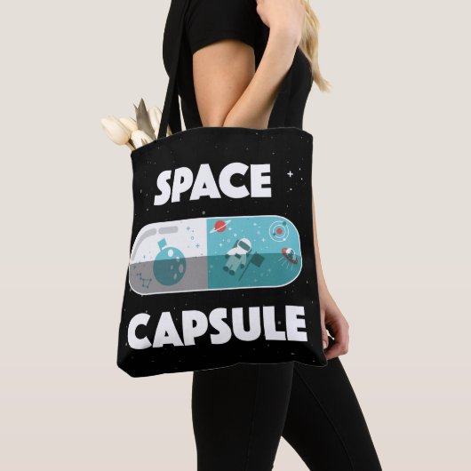 Tote Bag Capsule d'espace (De près)