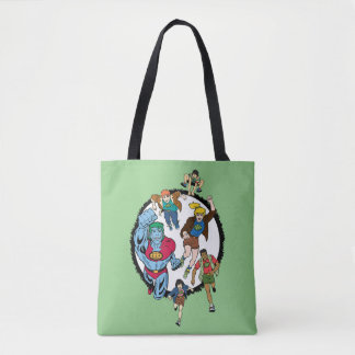 Tote Bag Captain Planet et les Planétètres Cercle Graphic