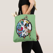Tote Bag Captain Planet et les Planétètres Cercle Graphic (De près)