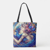 Tote Bag Capture du Phénix Bleu (Dos)