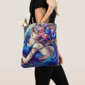 Tote Bag Capture du Phénix Bleu (De près)