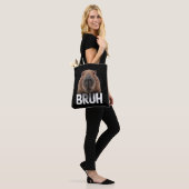 Tote Bag Capybara Drôle Bruh  (Sur le modèle)