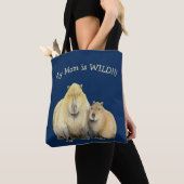 Tote Bag Capybara Maman (De près)