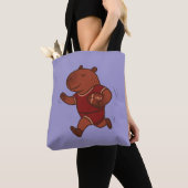 Tote Bag capybara soccer sport animal capybara athlet (De près)