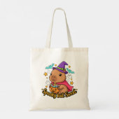 Tote Bag Capybara Sorcière d'Halloween Effrayant mais Migno (Dos)