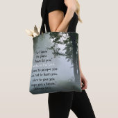 Tote Bag Car je connais les plans que j'ai, Écriture Jérémi (De près)